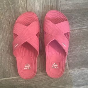 Reef Women's Pink Slide Sandals